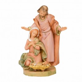 Sacra Famiglia per il Presepe 15cm