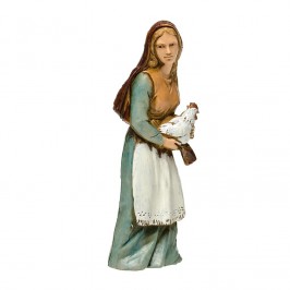 Donna con Gallina per il Presepe