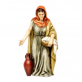 Donna con Anfora e Cesto per il Presepe