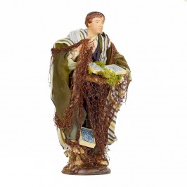 Pescatore in Terracotta cm 30