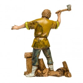 Boscaiolo con Ascia per il Presepe