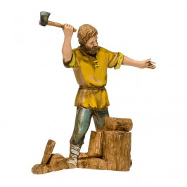 Boscaiolo con Ascia per il Presepe