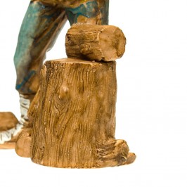 Boscaiolo con Ascia per il Presepe