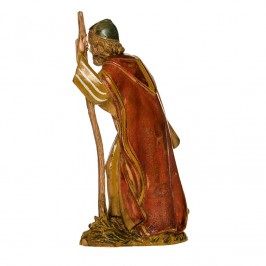 Pastore Anziano con Bastone per il Presepe
