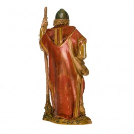 Pastore Anziano con Bastone per il Presepe
