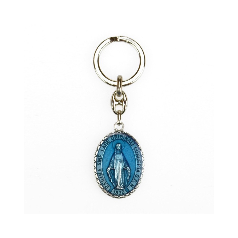 Portachiave Madonna Miracolosa Smaltato Portachiave Madonna Miracolosa Smaltato