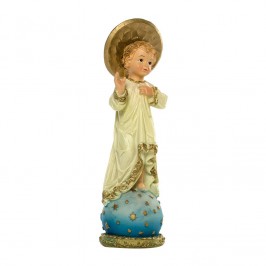 Gesù Bambino Benedicente H 13,5 cm