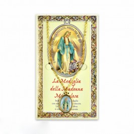 Pendente con Preghiera della Madonna Miracolosa