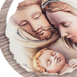 Quadretto Tondo Sacra Famiglia
