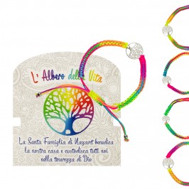 Bracciale Multicolor con Albero della Vita