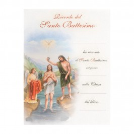 Pergamena Battesimo