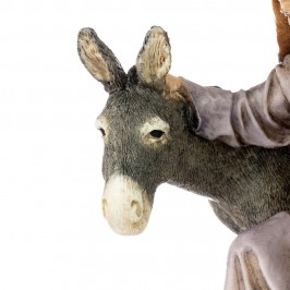 San Giuseppe con Asino Landi 15 cm