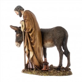 San Giuseppe con Asino Landi 20 cm