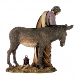 San Giuseppe con Asino Landi 20 cm