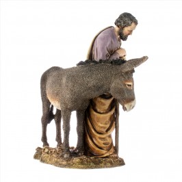 San Giuseppe con Asino Landi 20 cm