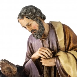 San Giuseppe con Asino Landi 20 cm