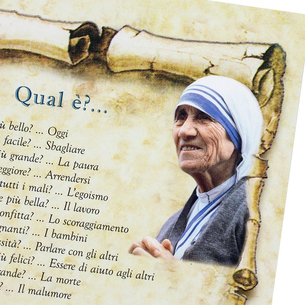 Preghiera Madre Teresa di Calcutta