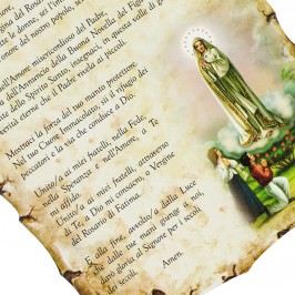 Quadretto Centenario delle Apparizioni della Madonna di Fatima