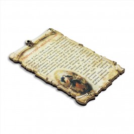 Tavoletta con Preghiera a Maria che Scioglie i Nodi