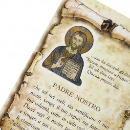 Cartoncini con Preghiera Padre Nostro