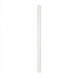 Candela Votiva in Cera Bianca h 70 cm