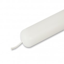 Candela Votiva in Cera Bianca h 70 cm
