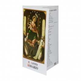 Pieghevole con Preghiera il Santo Rosario