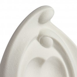 Statua Sacra Famiglia in Resina Bianca
