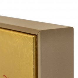 Quadro Foglia Oro Gesù Pantocratore