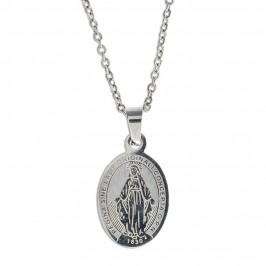 Confezione con Collanina e Medaglia Miracolosa