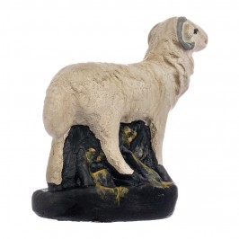 Pecorella per il Presepe in Gesso 15 cm