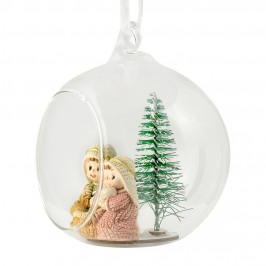 Palla di Natale con Natività