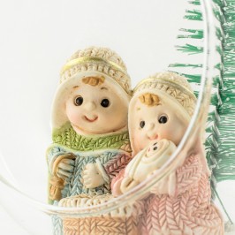 Palla di Natale con Natività