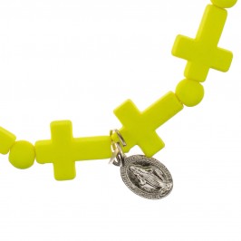 Braccialetti  con Croce Fluo