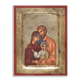 Icona Sacra Famiglia 11x15 cm