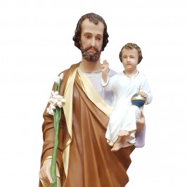 Statua San Giuseppe h 85 cm