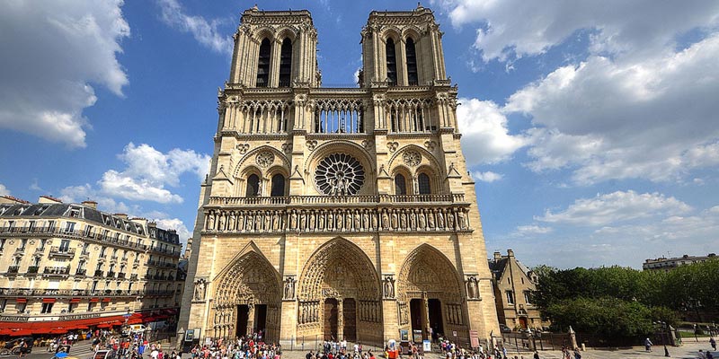 La cattedrale di Notre-Dame a Parigi