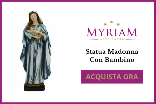 Statua Madonna Con Bambino