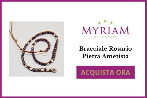 Bracciale Rosario Pietra Ametista