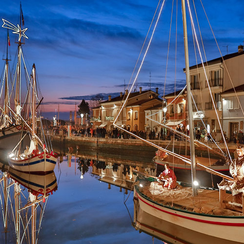 Il presepe galleggiante di Cesenatico