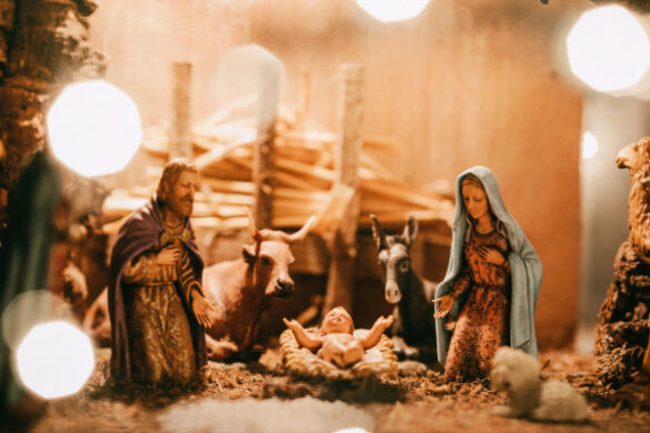Come creare l'effetto acqua in un presepe