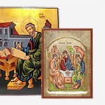 Icone dipinte: Evangelisti, Santi e Vari
